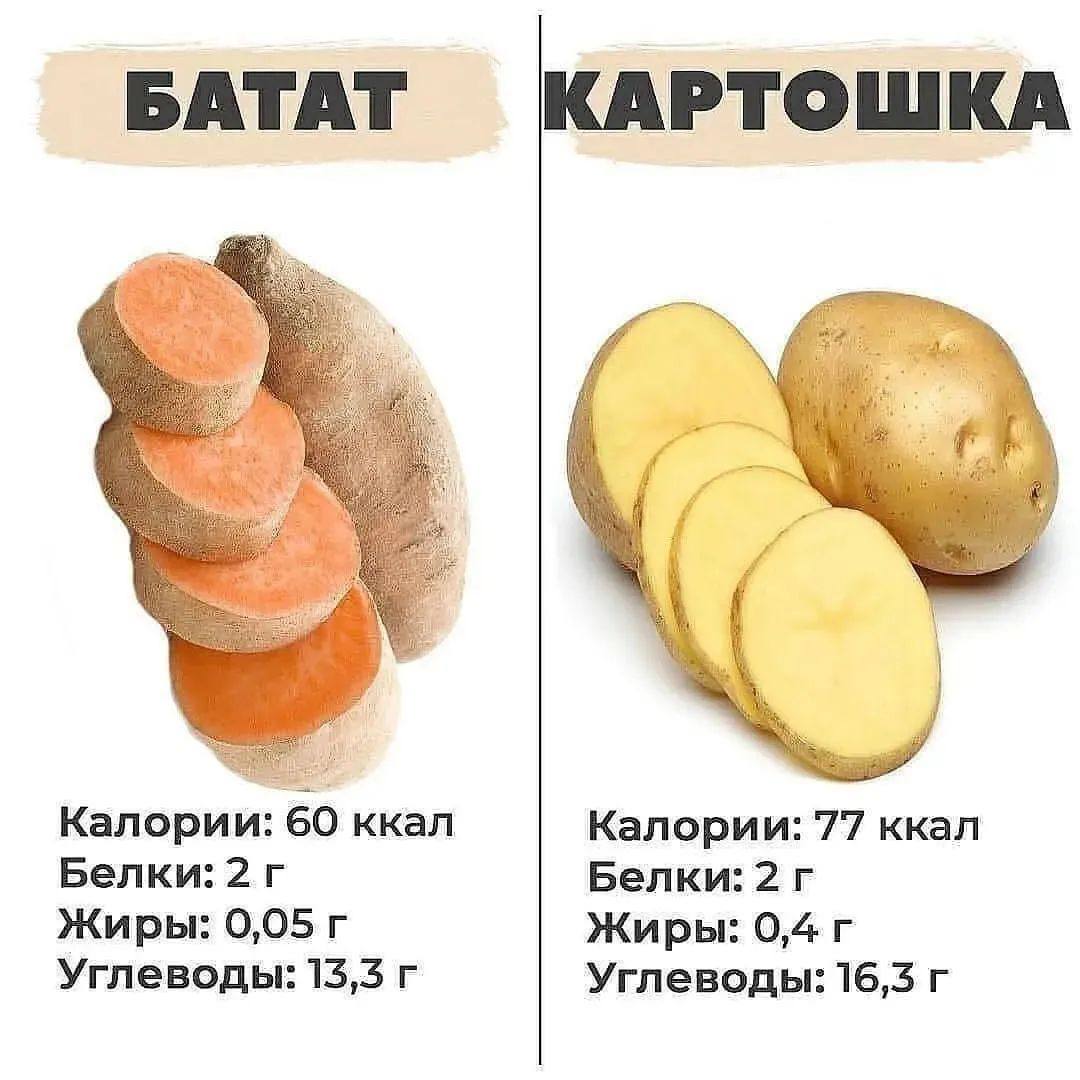 Батат против картофеля
