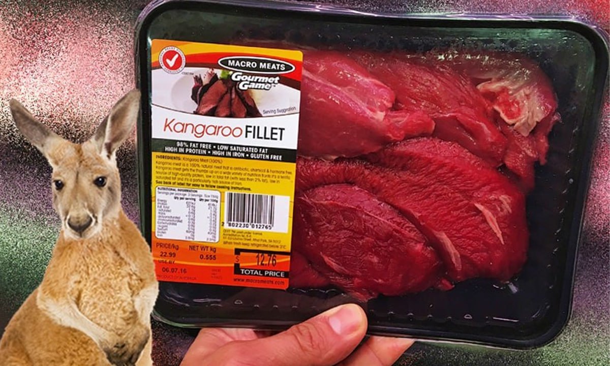 Почему вкус мяса. Мясо кенгуру. Кенгурятина в Австралии. Австралия мясо кенгуру.