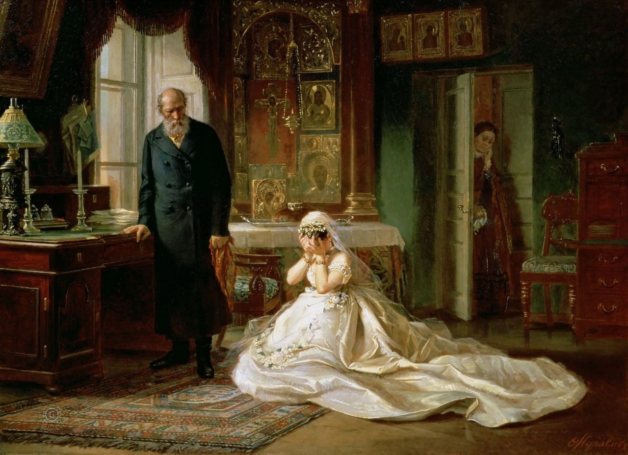 Ф С Журавлев перед венцом 1874