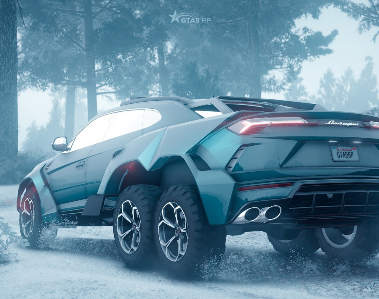 Lamborghini urus 6x6 gta 5 фото 72