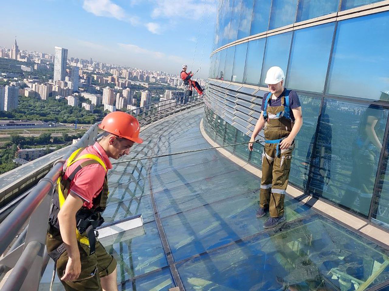 Промышленный альпинизм Москва Сити