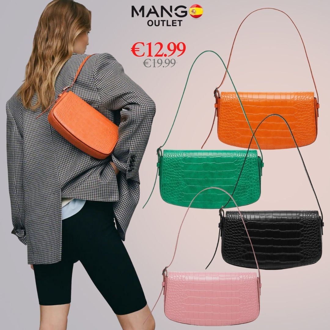 € 12.99 Сумочка. https://www.<b>mangooutlet</b>.com/es/mujer/bolsos/bolso-hombro-c...