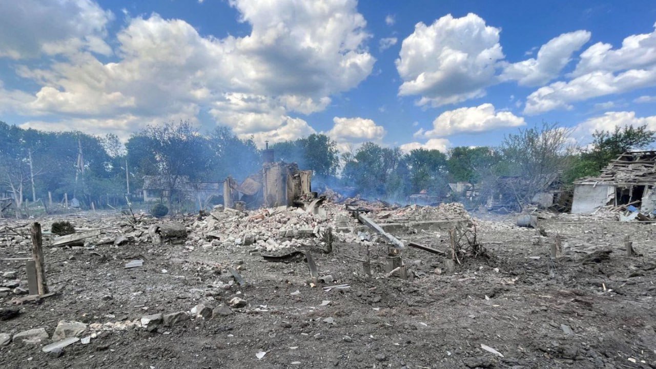 Разрушенные города Донбасса