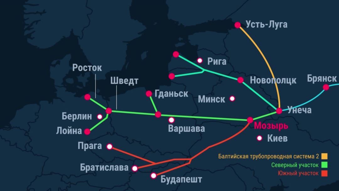 Нефтепровод дружба на карте схема