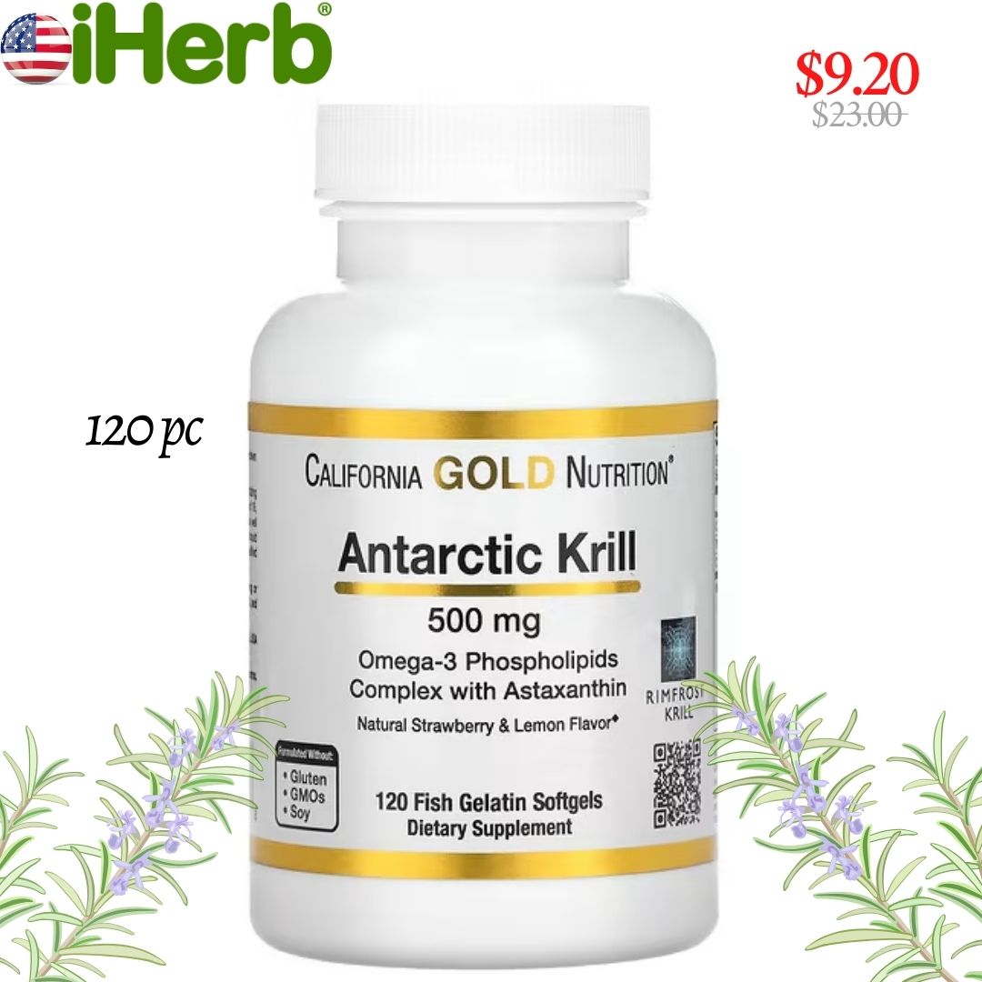 Antarctic krill california gold nutrition