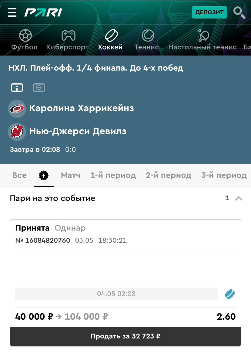 Скорее всего постараются получше узнать друг друга и... NHL 🇺 🇸 Коэффицие...